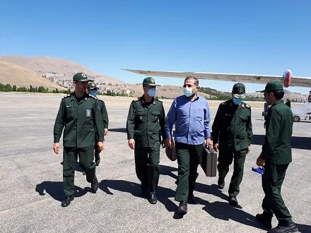 رئیس سازمان بسیج مستضعفین وارد سنندج شد