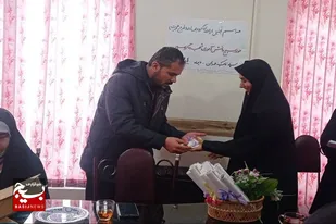 تجلیل از اعضای گروه جهادی شهیده گروسیان همدان
