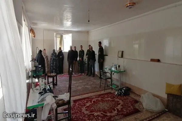 افتتاح کارگاه خیاطی در روستای آب‌باریک