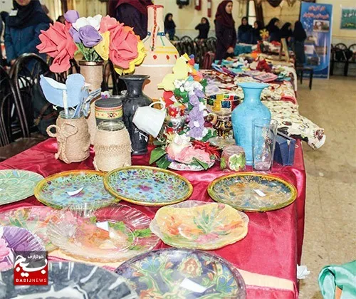 راه‌اندازی بازارچه کسب‌وکار باهدف مهارت‌آموزی در بجستان+فیلم
