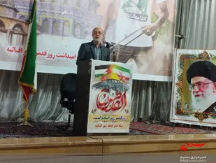 روز قدس روز وحدت همه مسلمین است/بی توجهی به مسأله فلسطین، مغایر مبانی عقلانی و شرعی است