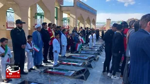 آیین غبارروبی گلزارهای شهدای شهرستان اردل