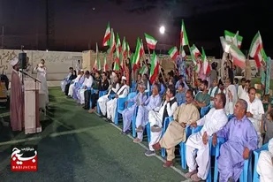 جهاد تبیین با الگوبرداری از مکتب حسینی در تجمع مردمی بخش نازیل تفتان