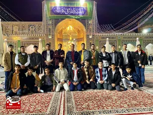 پسران خورشید یاسوج میهمان امام رئوف