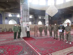 رزمایش" دفاع از مقر" در شهرستان خرمدره برگزار شد