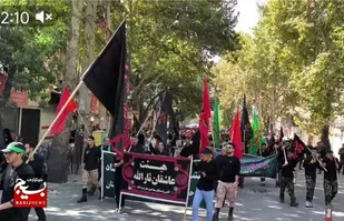 نیروی های مسلح لرستان در سوگ رحلت پیامبر اکرم(ص) و شهادت امام حسن مجتبی(ع)+فیلم
