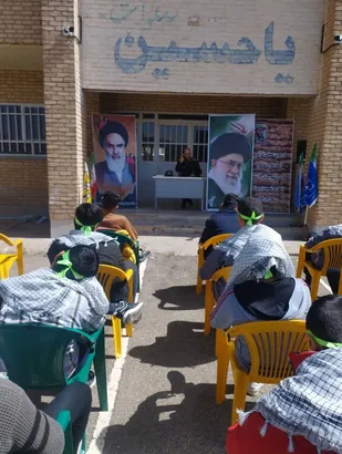 برگزاری دوره عملی آمادگی دفاعی مدارس پسرانه آشتیان