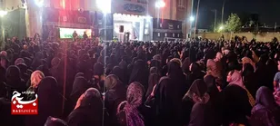 اجتماع ۴ هزار نفری بانوان نیشابوری در خیمةالزهراء(س)