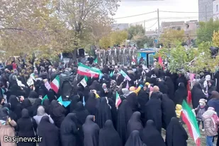 تجمع هزار نفری مردم غیور محله خضر استان همدان