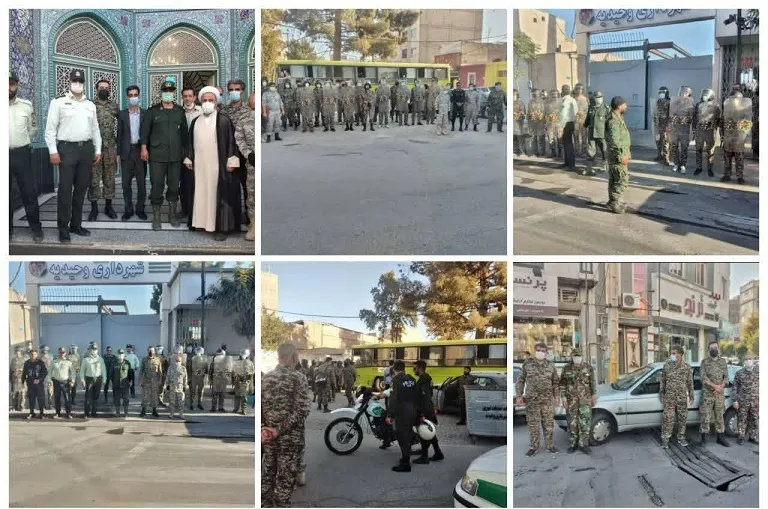 برگزاری «نمایش شکوه اقتدار بسیج» در شهروحیدیه