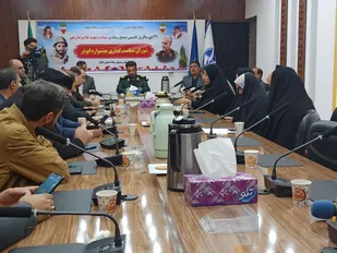 نشست صمیمی شورای سیاستگذاری نهمین جشنواره ی ابوذر با جانشین فرمانده سپاه امیرالمومنین (ع)  استان ایلام