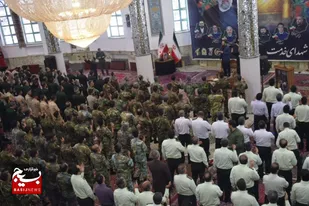 نیروی های مسلح شاهرود در سوگ رئیس جمهور شهید