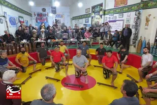 زنگ انقلاب در زورخانه پوریای ولی ملایر به صدا در آمد