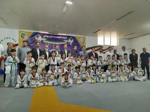 درخشش تکواندوکاران تنگستانی  در مسابقات هانمادانگ قهرمانی استان