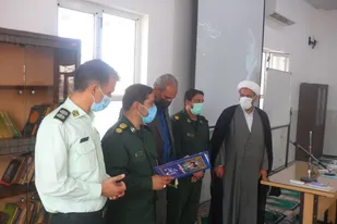 آیین تکریم و معارفه جانشین فرمانده ناحیه مقاومت بسیج اشکذر برگزار شد