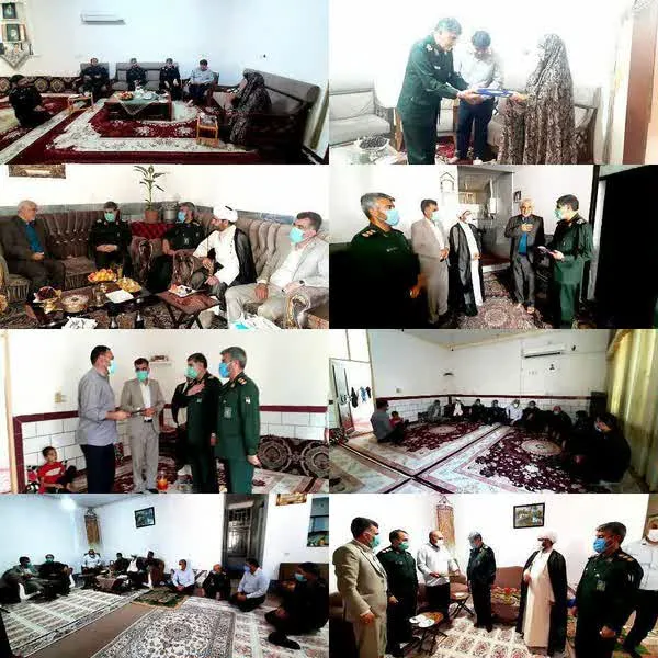 دیدار فرمانده سپاه امیرالمؤمنین(ع) استان ایلام با تعدادی از بازنشستگان و پرسنل سپاه دره شهر