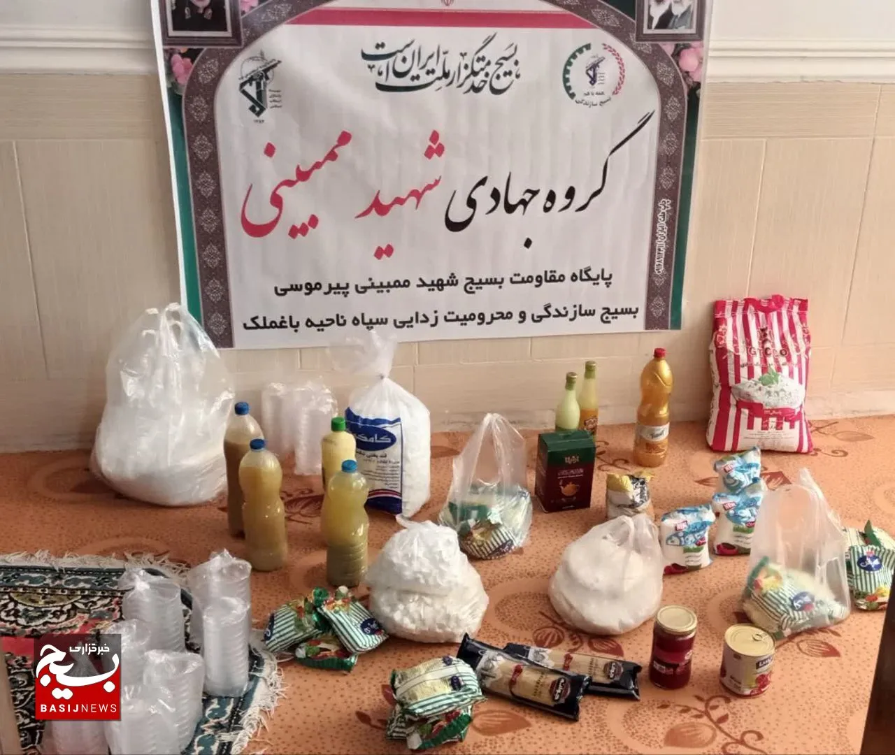 میزبانی از زائران اربعین حسینی در موکب جهادگران باغملک