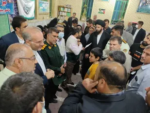 برگزاری میز خدمت قضایی و حقوقی مشترک بسیج حقوقدانان و دادگستری استان در دهستان دشتروم +(تصاویر )