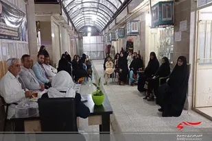 برپایی میز خدمت به مناسب هفته وحدت در سراوان