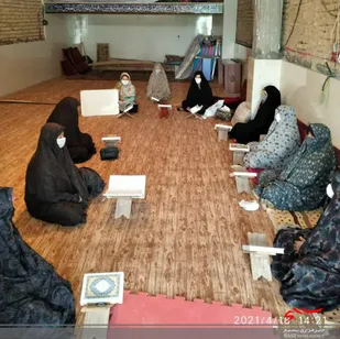 محفل جزءخوانی قرآن کریم پایگاه مقاومت بسیج مریم عذرا