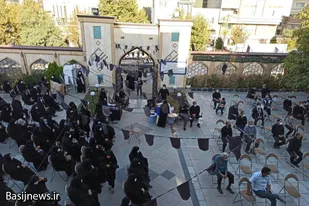 مراسم گرامیداشت هفته دفاع مقدس در کوی مدرس همدان