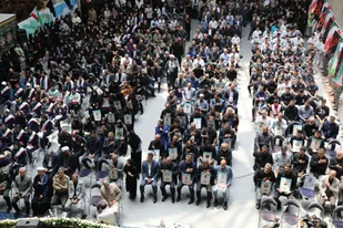 مراسم گرامیداشت شهدای ورزشکار حملات اخیر رژیم صهیونیستی برگزار شد
