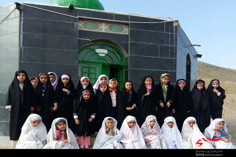 اختتامیه جوانه‌های صالحین روستای حسین‌آباد عاشوری