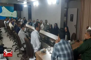 دیدار مسئولان و فرماندهان بسیج ادارات با فرمانده سپاه چابهار