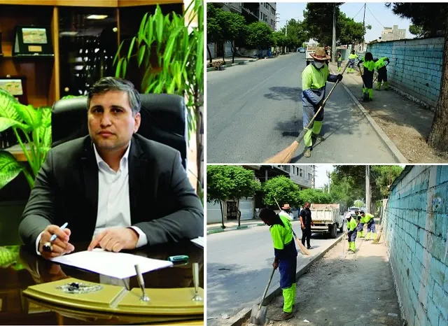 اجرای طرح جهادی خدمات شهری در محلات کهریزک