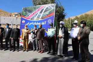 آیین کلنگ زنی و آغاز عملیات اجرایی پل شاهوار و پل طبیعت در شاهرود