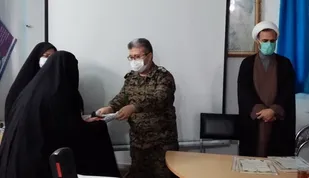 تجلیل از فرماندهان پایگاهها و بسیجیان نمونه حوزه یک خواهران شهریار
