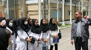 بازدیددانشجویان دانشکده شیمی دانشگاه تبریز از شرکت کلرپارس
