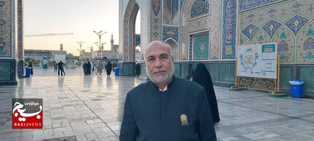 لحظاتی از حس و حال خادم امام رضا (ع) در آستانه شهادت امام مهربانی‌ها در مشهد مقدس+فیلم