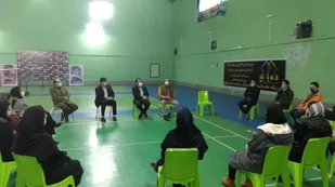 بررسی مشکلات هیئت بدمینتون شاهرود با حضور رئیس هیأت استان