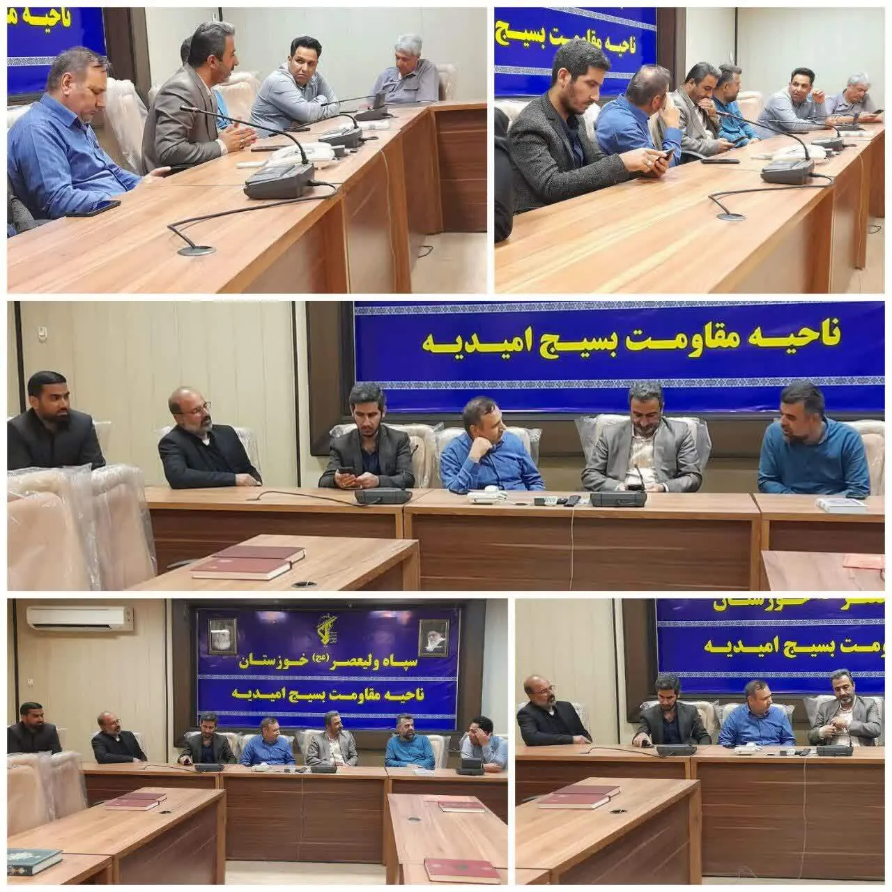 بازرسی و نظارت ستادی سازمان بسیج هنرمندان خوزستان از کانون بسیج هنرمندان امیدیه