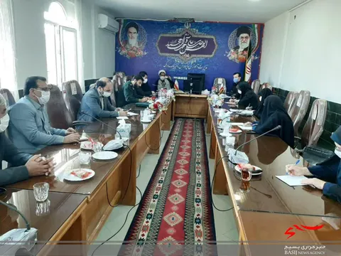 نشست کمیته پشتیبانی بسیج دانش آموزی ناحیه یک اراک برگزار شد