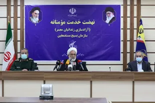 مراسم آزادسازی زندانیان معسر در هفته بسیج