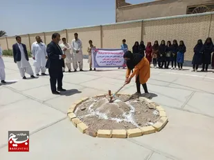 ساخت مدرسه ۳ کلاسه در روستای کهن&zwnj;ملک با مشارکت بانوی خیر الناز طاهروردی کلید خورد