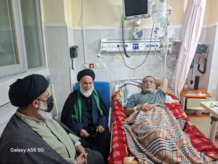 عیادت مسئول دفتر نمایندگی ولیفقیه در سپاه استان بوشهر از جانباز دفاع مقدس عیادت مسئول دفتر نمایندگی ولیفقیه در سپاه استان بوشهر از جانباز دفاع مقدس