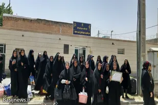 اعزام بسیجیان حوزه حضرت خدیجه(س) کبودراهنگ به اردوی تربیتی زیارتی