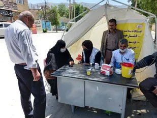 برگزاری میز خدمت پزشکی همزمان با سالروز ارتحال امام خمینی (ره) در یاسوج