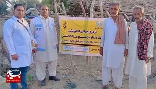 برگزاری اردوی جهادی دامپزشکی در مناطق روستایی چابهار