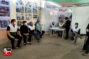 حضور فعال تیم&zwnj;های سلامت مرکز بهداشت همدان در پویش خدمت رسانی به زوار حسینی