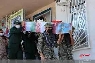 وداع همرزمان با شهدای کربلای خانطومان