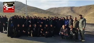 عکس&zwnj; یادگاری کاروان راهیان نور دانش آموزی شهرستان فیروزکوه