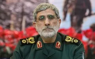 تسلیت سردار قاآنی به مناسبت درگذشت پدر فرمانده گردان&zwnj;های قسام