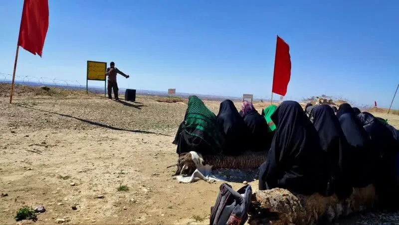 اردوی راهیان نور دختران دانش آموزان ایوانی برگزار شد