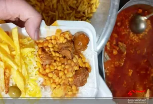 اطعام عید غدیر و توزیع گوشت در بین دانش آموزان بی بضاعت