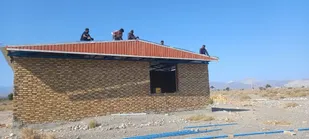 انجام سقف سه کلاسه در شهرستان فاریاب