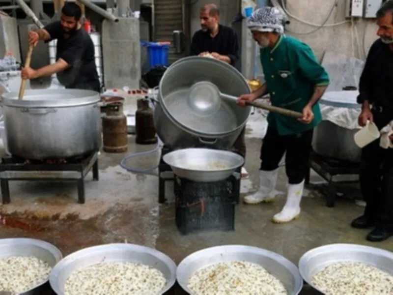 500 هزار پرس غذا برای مواکب در ایام اربعین پخت شد